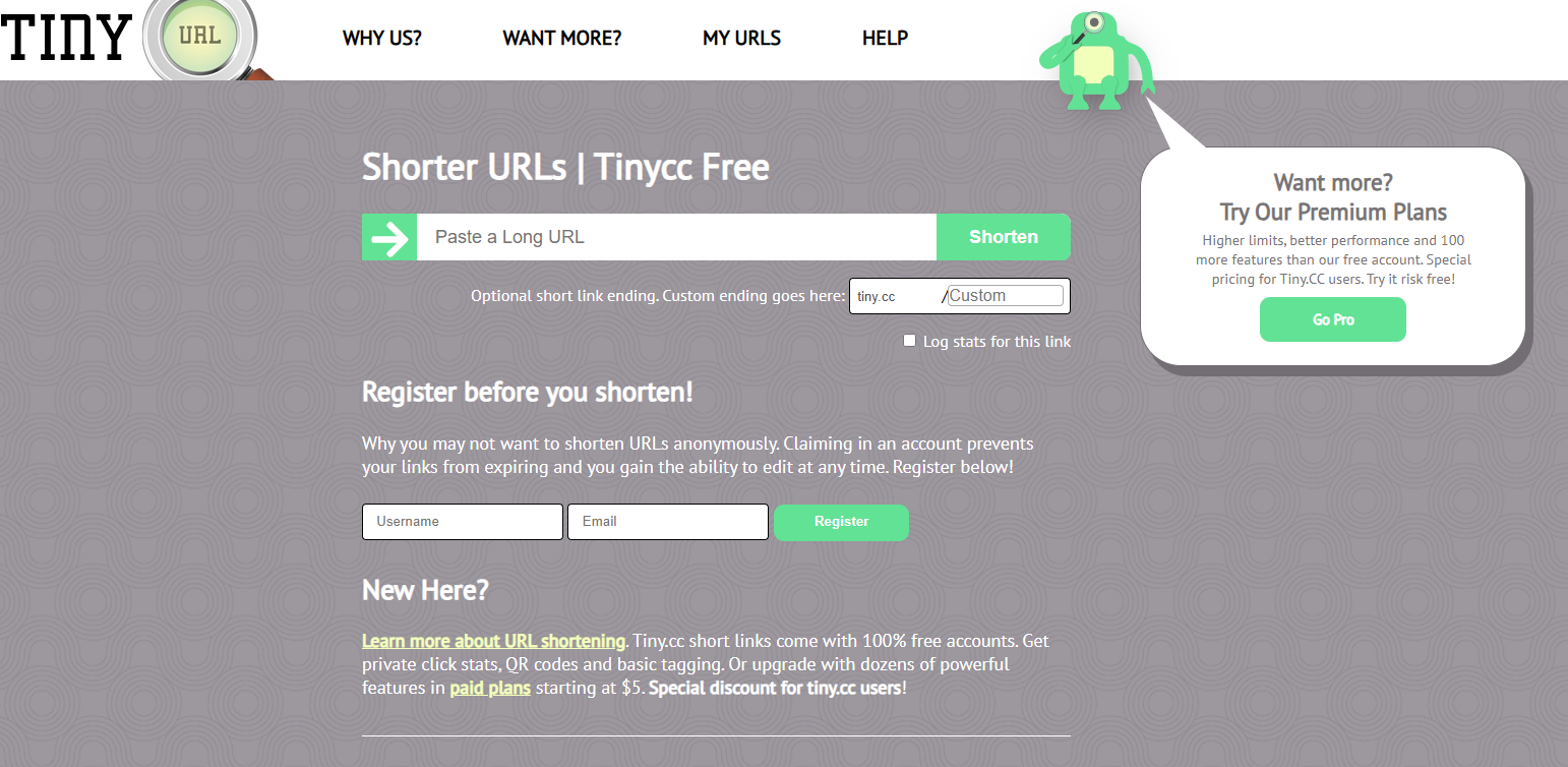 tiny URL