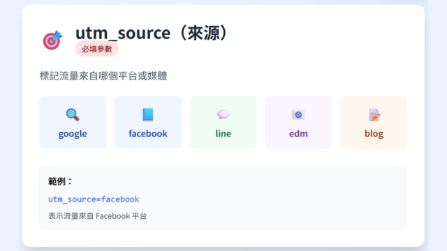 UTM來源